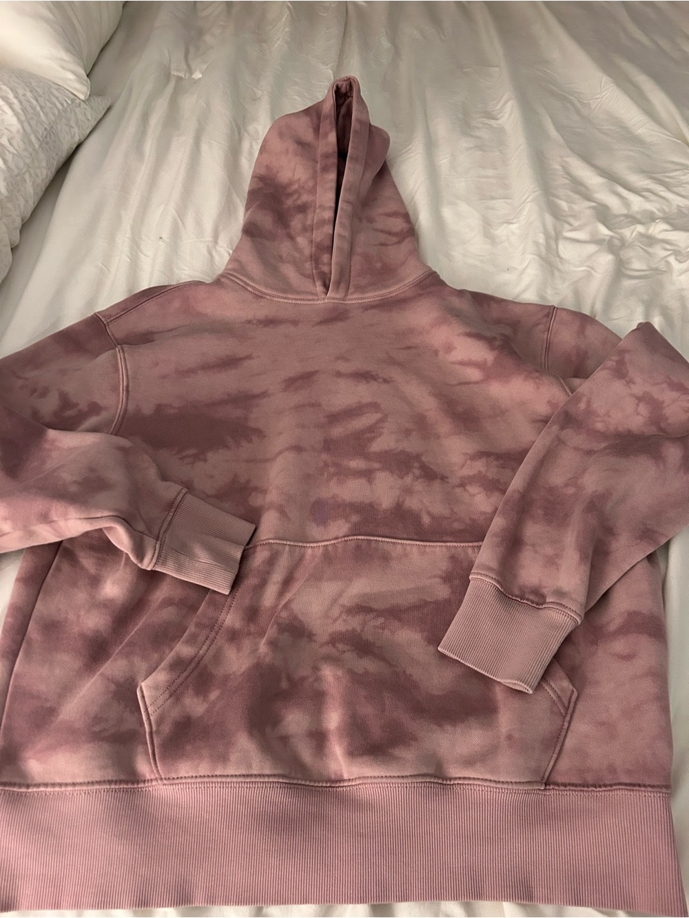 Old Navy Mauve Tie-Dye Hoodie Sweatshirt